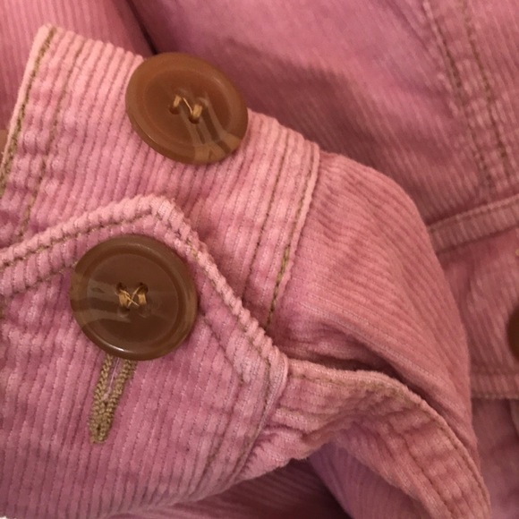 ❌SOLD❌PINK VINTAGE TULLE CORDUROY BUTTON UP JACKET - Picture 9 of 10